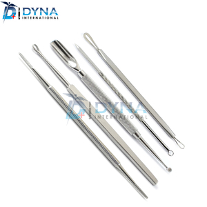 Heavy Duty Spoon <b>Nail</b> Gauge <b>Nail</b> <b>File</b> Comedone Blackhead Remover Ear Cleaner Kit - Product Image 1