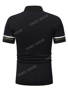 Camisetas personalizadas para hombre, Polo de algodón con Panel de contraste, el mejor precio, hechas en la fábrica de Pakistán - Product Image 6