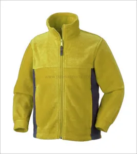 Top Tending Mustard Yellow Jacket Custom Made baixo preço Paquistão Fábrica homens mulheres caminhadas grosso velo polar inverno Jacket Vest