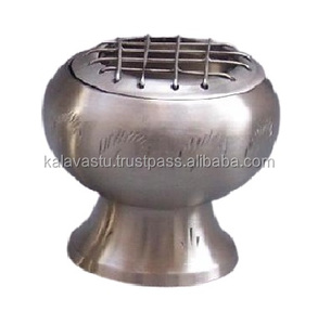 Brûleur de résine d'encens de meilleure qualité avec travail de couleur brûleur de charbon de bois en laiton arôme de chambre - Product Image 5