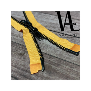 Pistola de metal con cremallera bidireccional Y dientes de lujo, deslizante, alto pulido, #8 - Product Image 3