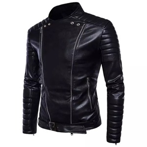 Slim Fit los hombres dean chaquetas de cuero para Biker de 10 de alta calidad chaqueta de cuero de los hombres de moda Top chaquetas de cuero - Product Image 1