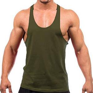 Camisetas sin mangas OEM para hombre, ropa deportiva para gimnasio, culturismo, Fitness, moda personalizada, algodón, LICRA - Product Image 1