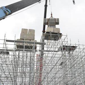 Meilleur vendeur En Acier Construction ringlock système d'échafaudage accessoires verticales poteaux d'échafaudage Vietnam - Product Image 1