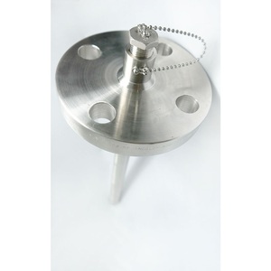 7mm Customized Length Temperature Instruments Thermo Pocket Stainless Steel Flange Thermowell With Custom Flange Size - Product Image 1