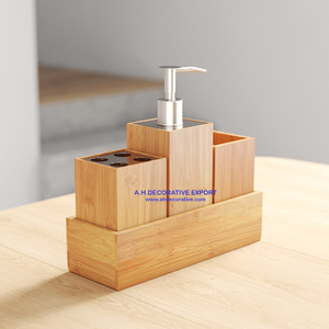 Ensemble d'accessoires de salle de bain moderne 4 pièces pour mariage à domicile, hôtels et restaurants, ensemble sanitaire décoratif - Product Image 2