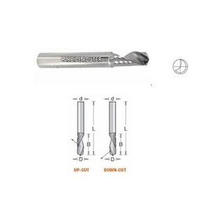 Carburo de ROUTER poco para madera blanda de madera MDF de aluminio y otros de METAL no ferroso - Product Image 1
