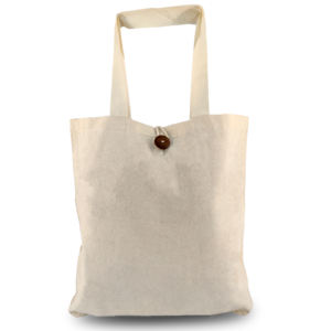 Grand sac en coton biodégradable écologique avec fond latéral à soufflet pour les promotions d'entreprise et l'épicerie - Product Image 2