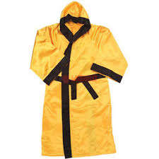 Full-Length Satin <b>Robe</b> Coat with <b>Hood</b> Made in Pakistan High Quality Boxing Product - Product Image 6