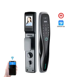 Home Security Keyless WiFi APP Khóa Tự Động Điện Tử Kỹ Thuật Số Thông Minh Khóa Cửa Vân Tay Với Máy Ảnh