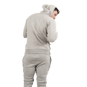 Survêtement de sport décontracté pour homme de haute qualité, en molleton délavé, personnalisable, design uni, grandes tailles, pour la gym, OEM disponible, collection Printemps - Product Image 4