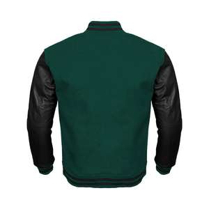 Veste à manches en cuir pour hommes de taille plus veste universitaire légère et personnalisable de style britannique pour l'université conception personnalisée vente en gros - Product Image 2