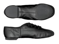 Zapatos de Claqué Elásticos de Cuero Genuino para Mujer, Diseño Personalizado con Logotipo OEM, para Baile de Jazz y Latino, Color Personalizado, Venta al Por Mayor