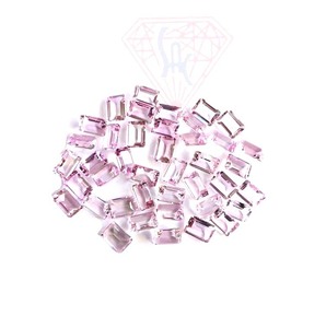 Belles formes en laiton à la mode de pierres précieuses en vrac naturelles d'améthyste rose pour les résultats de bijoux et les composants - Product Image 2