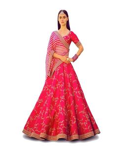 Travail d'impression numérique en organza lourd attrayant lehenga choli avec des vêtements de mariage dupatta meilleur prix pour les vêtements ethniques pour femmes - Product Image 6