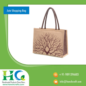 Bolsas de yute a la moda, diseño Elegante y pequeño, bolso de yute estampado multiusos con cremallera y ASA, bolsos de yute hechos a mano - Product Image 4