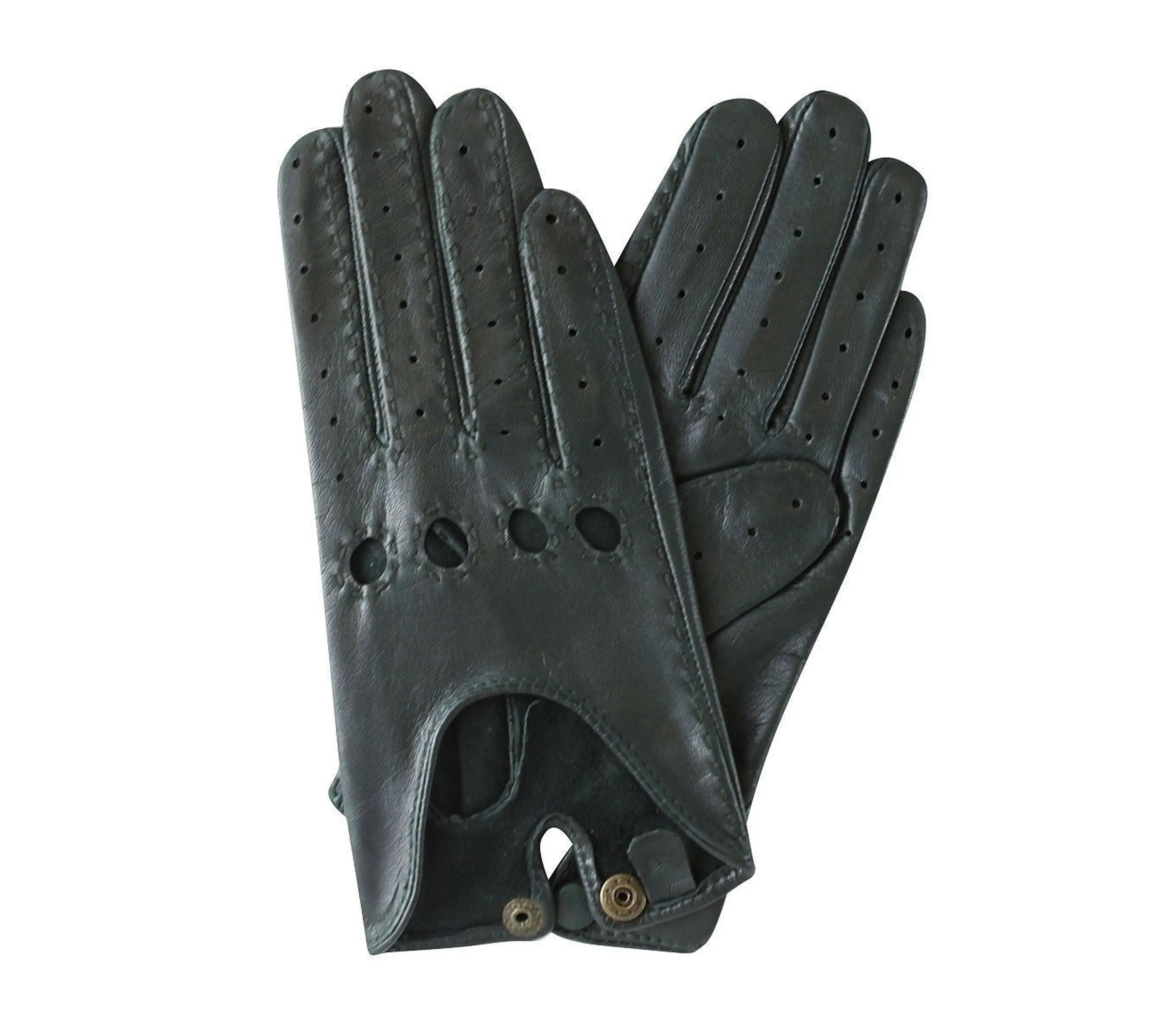 Men der frau Leather Driving Dress Gloves