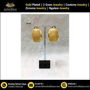 Conjunto de regalo de joyería, pendientes de novia, Color dorado africano - Product Image 6
