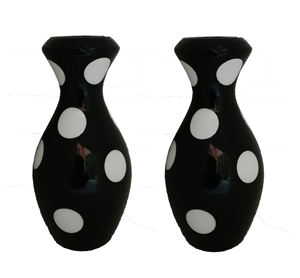 Dotted Flower <b>Vase</b> For Home Decoration - Product Image 3