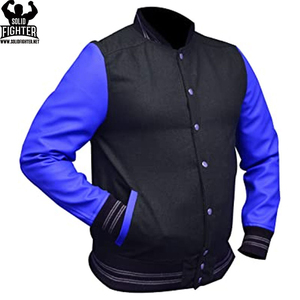 Veste universitaire réversible pour hommes de haute qualité fabriquée au Pakistan Logo personnalisé multicolore léger hiver XL col montant Style personnalisé - Product Image 6
