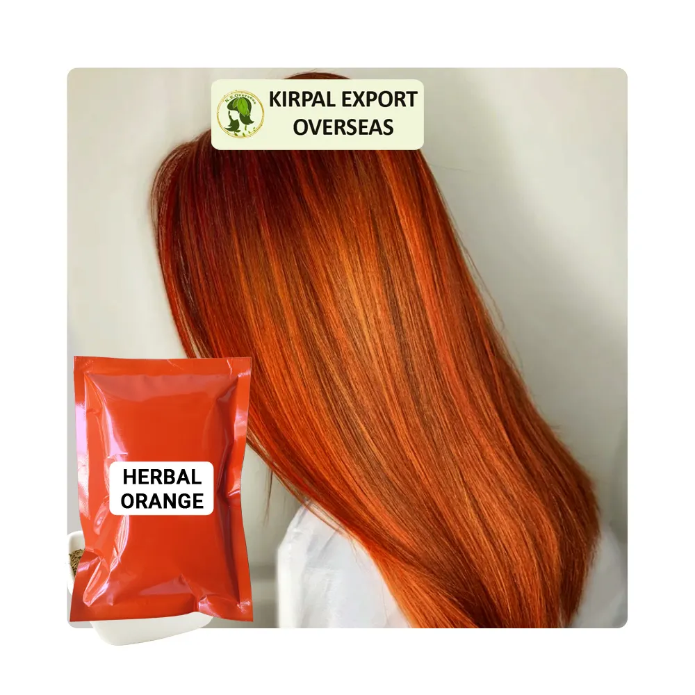 100% Bio und Kräuter Orange Haarfarbe Henna Hersteller Exporteur Lieferant