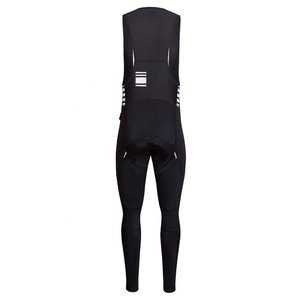 Pantalones Cortos de Ciclismo Ajustados para Hombre, Largos, Negros con Dorso Amarillo, de Secado Rápido, Spandex/Nylon 160g - Product Image 6