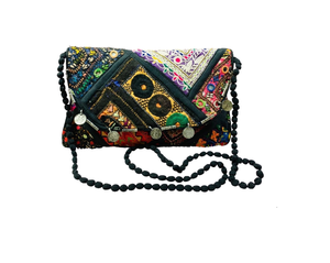 New Design Banjara Bohemian Jute Beaded <b>Bag</b> Multi-Color Handcrafted Embroidery Beading Quality Handicrafts <b>Festivals</b> Custom Logo - Product Image 5