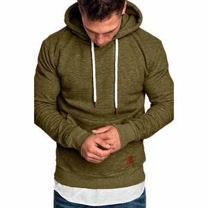 Última colección de invierno Sudadera con capucha para hombre con estampado de logotipo personalizado Jersey liso ligero Technics bordada impermeable - Product Image 1