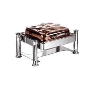 Calentador de comida hecho a mano para fiesta de boda, plato de frotamiento de Metal, vajilla decorativa para Buffet, plato de frotamiento, Decoración de mesa - Product Image 1