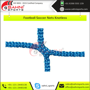 Filet de but de football ProGuard UV résistant aux intempéries, filet de but de football EliteKnot tressé en PP, filet de football AeroShield sans nœuds - Product Image 4