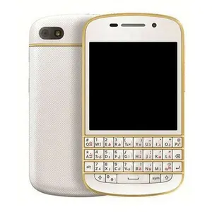 免费送货黑莓Q10黄金原装廉价GSM全键盘QWERTY触摸屏手机智能手机邮寄