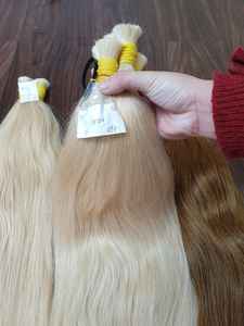 ผลิตภัณฑ์ยอดนิยม20ซม.-80ซม. ต่อผมจำนวนมากความยาวเต็มสุดหนาสั่งซื้อ Minumum 200gr จัดส่งไปยังรัสเซีย - Product Image 2