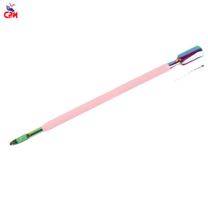 Pousse-cuticules professionnel en acier inoxydable à double extrémité, grattoir nettoyeur pour manucure et pédicure - Product Image 2