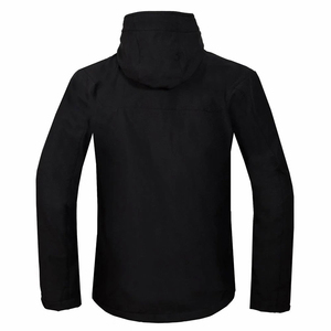 Automne hiver veste souple pour hommes femmes polaire imperméable coupe-vent chaud à capuche manteau col montant mince pour Camping randonnée - Product Image 6