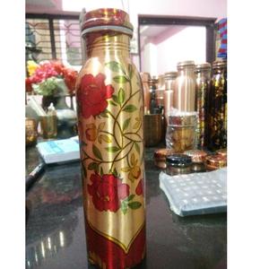 Botella de agua de cobre puro, termo aislado hecho a mano, a prueba de fugas, para Bar, accesorios, 28 OZ, 950 ml - Product Image 5