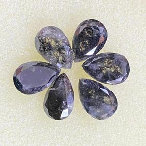 Diamantes de imitación de sal y pimienta, en forma de pera de <span class=keywords><strong>7</strong></span> MM, con forma de pimienta Natural, 100%