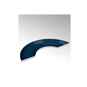 Bandeja decorativa de Metal para frutos secos, bandeja de Metal plateado y azul, dulce y seco, gran oferta - Product Image 2