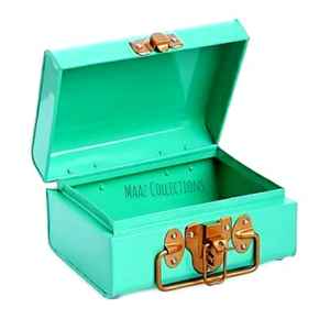 ซัพพลายเออร์ของกล่องลำต้นโลหะตั้งสองทำด้วยมือหรูหราแฟนซีจัดเก็บภาชนะแบบดั้งเดิมออกแบบกล่องลำต้นราคาไม่แพง - Product Image 6