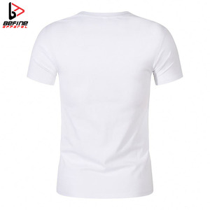 ขายส่งการผลิตพิมพ์ DTF เสื้อยืดผ้าฝ้าย Unisex คุณภาพสูงผู้ผลิตจีนการถ่ายเทความร้อนแบบกําหนดเองสําหรับเสื้อยืดธรรมดา - Product Image 4