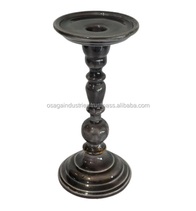 Soporte de la vela púrpura pequeña de METAL vela pilar para uso en el hogar mesa de jardín decoración vela titular de la decoración de la fiesta - Product Image 1