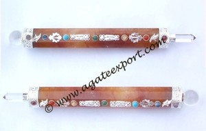 Cuarzo de oro Chakra hecho a mano varitas - Product Image 2