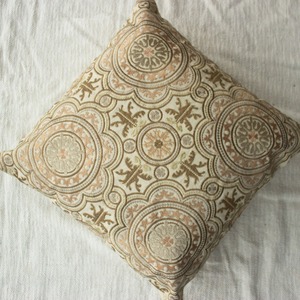 Broderie décorative Boho 16X16 housse de coussin machine à broder housse de coussin en coton - Product Image 5