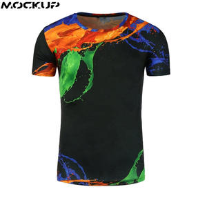 T-shirts personnalisés en sublimation, t-shirt vierge en polyester pour impression par sublimation, presse à chaud, vente en gros - Product Image 3