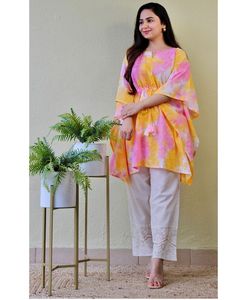 Hasta la rodilla hermoso Kaftan Pant/Plazzo para mujer vestido presentado por Royal Export - Product Image 3