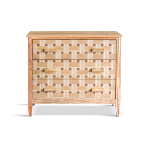 Hadley Mindi Wood <b>Chest</b> Natural Unique Design <b>Storage</b> Cabinet Living Room Bedroom Home Hotel Furniture - Product Image 2