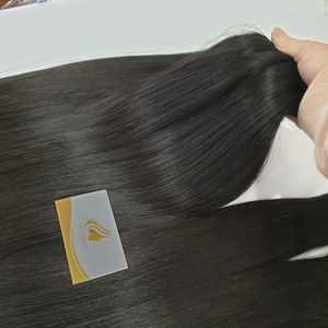 มัดผมเรีมีผมตรงกระดูกระดับพรีเมี่ยมสำหรับผิวด้าน100% หนังกำพร้าผมเวียดนาม8 ''-32'' - Product Image 1