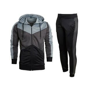 Survêtement de sport pour homme, coupe ajustée, de haute qualité, à capuche, uni, pour la course à pied en été - Product Image 6