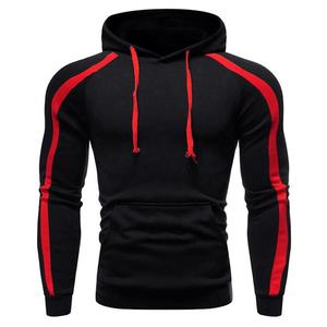 Sudadera con capucha grande y alta para hombre, jersey con estampado de bloque de color polar - Product Image 3