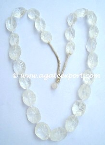Brésilien Cristal Fait À La Main en forme D'amande Collier de perles - Product Image 2