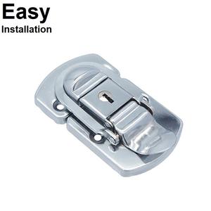 Cerradura de caja con pestillo de metal galvanizado HC220, hardware de seguridad de alta calidad, seguridad y protección duradera - Product Image 1